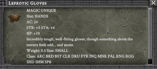 LEPROTIC GLOVES item card